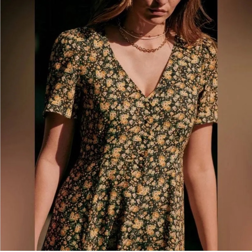 Sezane floral dress